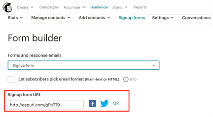 MailChimp 默认邮件和页面模板介绍（附邮件模板）
